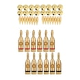 thumbnail image 2 of 16 Pairs 6 X 36mm Copper Speaker Spike Isolation Stand + Base Pad Feet Mat & 1 Set Gold-Plated Banana Plug or Connector,16 * Base Pad 16 * Foot nail 12 * Connector,Picture Color, 2 of 8