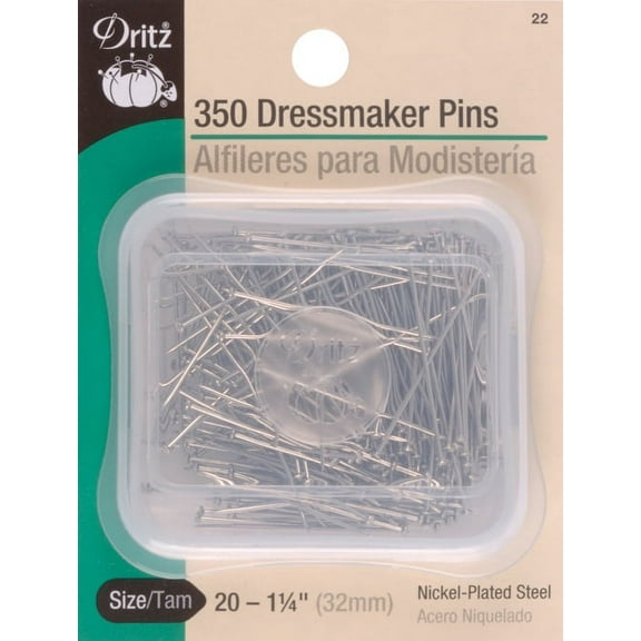 Dritz Dressmaker Pins 350/Pkg-Size 20