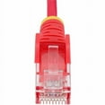 thumbnail image 5 of StarTech 2ft Red Slim CAT6 Ethernet Cable, Snagless RJ45, LSZH, 28AWG Pure Bare Copper, Slim Network Patch Cable/Cord, 5 of 5