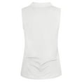 thumbnail image 6 of ADREAMLY Women Golf Shirts Sleeveless Tennis Polo Shirt Zip Up Sports Tank Tops, 6 of 7