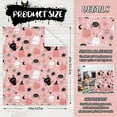 thumbnail image 3 of Halloween Fuzzy Blanket Pink Cute Pumpkin Ghost Bat Throw Blanket Halloween Cartoon Soft Cozy Flannel Blanket for Home Party Bed Sofa Couch, 50 x 60 Inch, 3 of 6