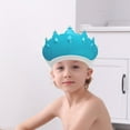 thumbnail image 4 of Specollect Clearance 3Pcs Baby Shower Cap Crown, Shower Cap for Kids,Eye and Ear Protection for 0-9 Years Old Children,Makes the Baby Bath More Fun, 4 of 7