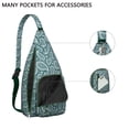 thumbnail image 2 of Stylish Sling Bag for Women - Floral Print Crossbody Backpack, Lightweight Waterproof Anti-Theft Boho Purse, 2 of 4
