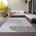 thumbnail image 6 of Addison Rugs Chantille Indoor/Outdoor Transitional Modern Gray Washable Rectangle Rug, 8' x 10', 6 of 6