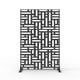 thumbnail image 5 of Yeshouse Biombo de acero galvanizado de alta resistencia, panel de cerca de 183 x 119 cm, divisor decorativo resistente a la intemperie y enrejado para plantas, ideal para patio y jardín, 5 of 8