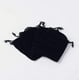 thumbnail image 2 of 5 bolsas de terciopelo negro de 15 x 10 cm para joyas, tapones para los oídos y llaveros., 2 of 2