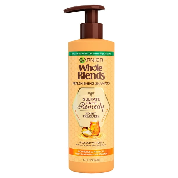 Garnier Whole Blends Sulfate Free Remedy Honey Shampoo For Very Damaged Hair 12 Fl Oz - Walmartcom