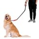 thumbnail image 5 of Correa para perro a prueba de explosiones, cuerda elástica amortiguadora para caminar de forma segura al aire libre, suministros para mascotas (negro), 5 of 8