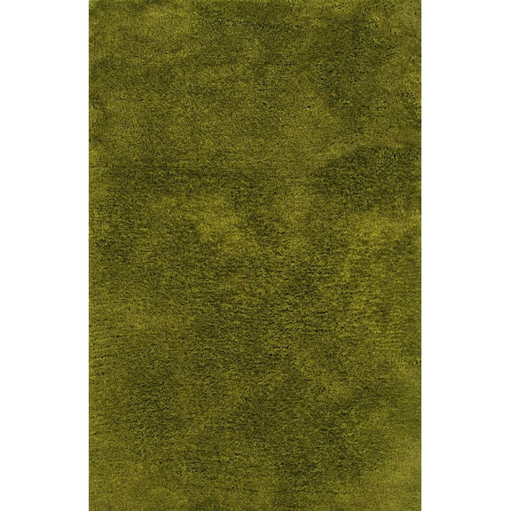 Oriental Weavers Cosmo Shag Shag Area Rug 81101 Green Solid Shag 5' x 7' Rectangle