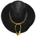 thumbnail image 6 of John Wayne The Fort Wool Felt Crushable Western Hat - Black - XL - Black, 6 of 6