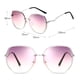 thumbnail image 2 of Gafas de sol de moda simples con tendencia de recorte de montura completa irregular, hechas de AC, 2 of 5