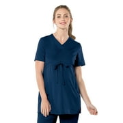 Urbane Women's Ultimate Modern Tailored Fit Breathable Fade Resistant 3 Pockets Pull Over Empire Scrub, Style 9699
