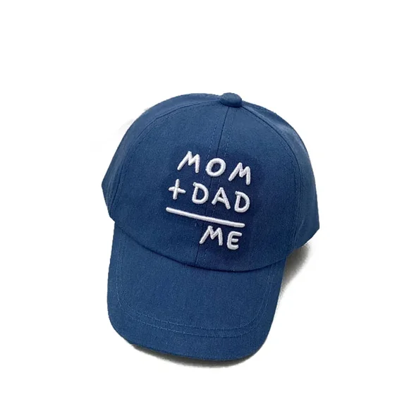 Letter Baby Baseball Hat Soild Color Adjustable Kids Duck Tongue Cap Cotton Children Sun Visors Toddler Bonnet Boy Girl Cap 아기모자