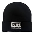 thumbnail image 1 of Nine Inch Nails  Adult Now I'm Nothing Beanie, 1 of 2