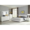 thumbnail image 4 of Felicity Queen Panel Bed with LED Lighting Glossy White, 4 of 7