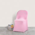 thumbnail image 4 of Chair Folding Chair Covers, Universal Fitted Chair Slipcovers for Wedding, Party, Banquet, Holidays, Celebration light pink, 4 of 5