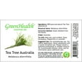 thumbnail image 3 of Tea Tree Australia Essential Oil – 16 fl oz (473 ml) Aluminum Bottle w/Plug Cap – 100% Pure Essential Oil - GreenHealth, 3 of 8