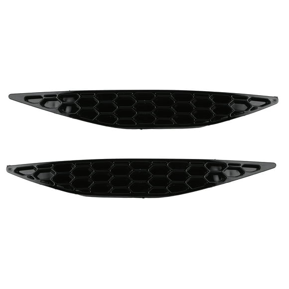Auto Bumper Reflector, Rear Bumper Reflector Kit Glossy Black Reflector Rear Bumper Reflector Black Glossy Reflector For Vehicle For Car