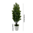 thumbnail image 4 of Cheapark Artificial Green Plant & Bonsai Christmas Tree Ornaments - Realistic Low-Maintenance Design, Tree Decor Accents, Festive Additions for Christmas, 4 of 8