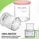 thumbnail image 4 of 4-Pack Pint Containers with Lids for Ice Cream Maker Accessories, 4 of 5