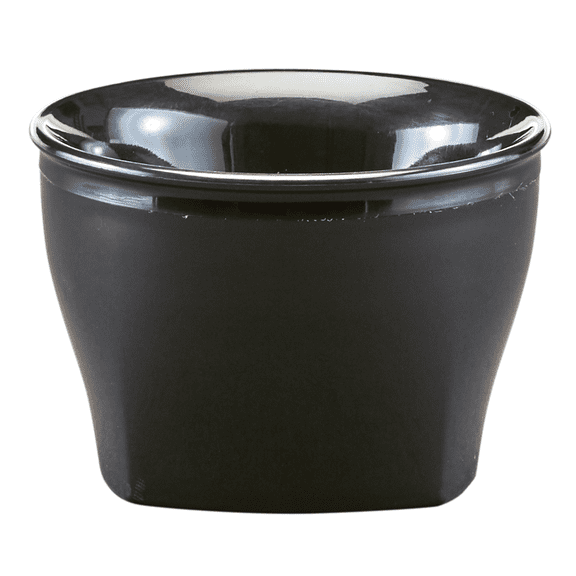 Cambro MDSHB5110 Harbor Collection Black 5 oz. Insulated Plastic Bowl - 48/Case