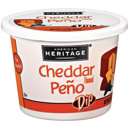 American Heritage: Cheddar Flavored Peno w/Real Jalapenos Dip, 12 Oz