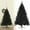 Black, variant on 23.6in Artificial Christmas Tree, Arbol de Navidad with 600 Branch Tips, Fake Christmas Tree, Premium Spruce Xmas Tree with Fold-Able Metal Base Stand-Black