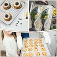 thumbnail image 2 of Walchoice Baking Sheet with Rack Set, Stainless Steel Large Cookie Sheets with Cooling Racks, Include 4 Pans & 4 Racks, 2 of 6