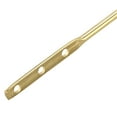 thumbnail image 4 of FRCOLOR Angle Fitting Side Mount Toilet Lever Handle Compatible for TOTO Toilet Tank (Silver+Golden), 4 of 5