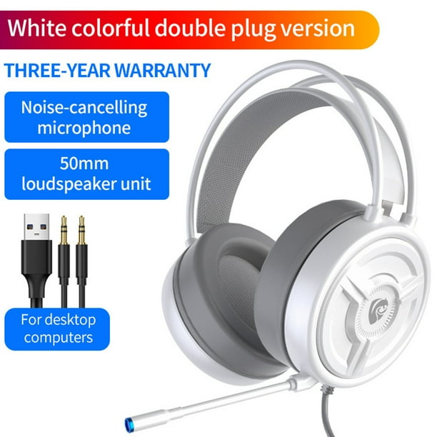 Headset Wired Gaming Desktop Laptop Gaming Headset With Microphone