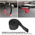 thumbnail image 2 of WANNGWE Rope Protector Sleeve, Polyester Winch Rope Protective Sleeve Black Universal Trolling Motor Cable Sleeve for 5cm/1.97in Width Cable Line(2M) U25310-2107, 2 of 9