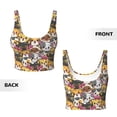 thumbnail image 5 of Picia Cute Cat Sports Bra for Women,Padded Strappy Sports Bras Medium Support Yoga Bra with Removable Cups,Running Yoga Bra-Medium, 5 of 9