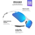 thumbnail image 6 of Xagger Youth Polarized Sports Sunglasses for Boys Girls Age 8-14 Kids Baseball Softball TR90 Frame Glasses, 6 of 6