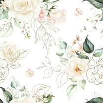 MuralsPrint Anna  Roses Bouquet Removable Wallpaper - 24'' inch x 10'ft