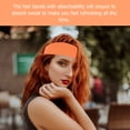 thumbnail image 4 of Miangastore Running Hairbands Orange 2Pcs 8.9X2.2In, 4 of 8
