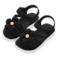 thumbnail image 3 of FSYBOA Girls Sandals, Outdoors Casual Open Toe Non-Slip Summer Shoes Black Size 9(Toddler), 3 of 4