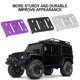 thumbnail image 3 of Ounissouiy RCGOFOLLOW 4 Uds parachoques delantero duradero de aleación de aluminio para 1/10 Rc parachoques delantero Trx4 RC pieza de coche RC Kits de construcción modelo Negro, 3 of 6