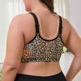 thumbnail image 3 of Women's Front Buttoned Lingerie Bra for Casual Everyday Comfort with Adjustable Straps and Seamless Backless Design, 3 of 4