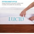 thumbnail image 4 of Lucid Premium Waterproof Fitted Mattress Protector, Twin XL, 4 of 9