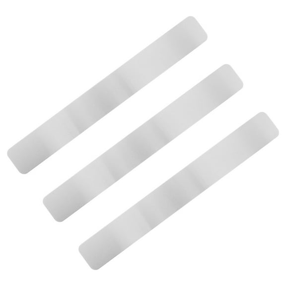 FRCOLOR Silver Magnetic Iron Sheet Bulletin Board with Adhesive Backing for Home Office Use 3pcs