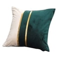 thumbnail image 5 of Riguas Pillow Case Plush Two-color Splicing Throw Pillow Cover Soft Stylish Decorative Cover with Hidden Zipper for Home, 5 of 7