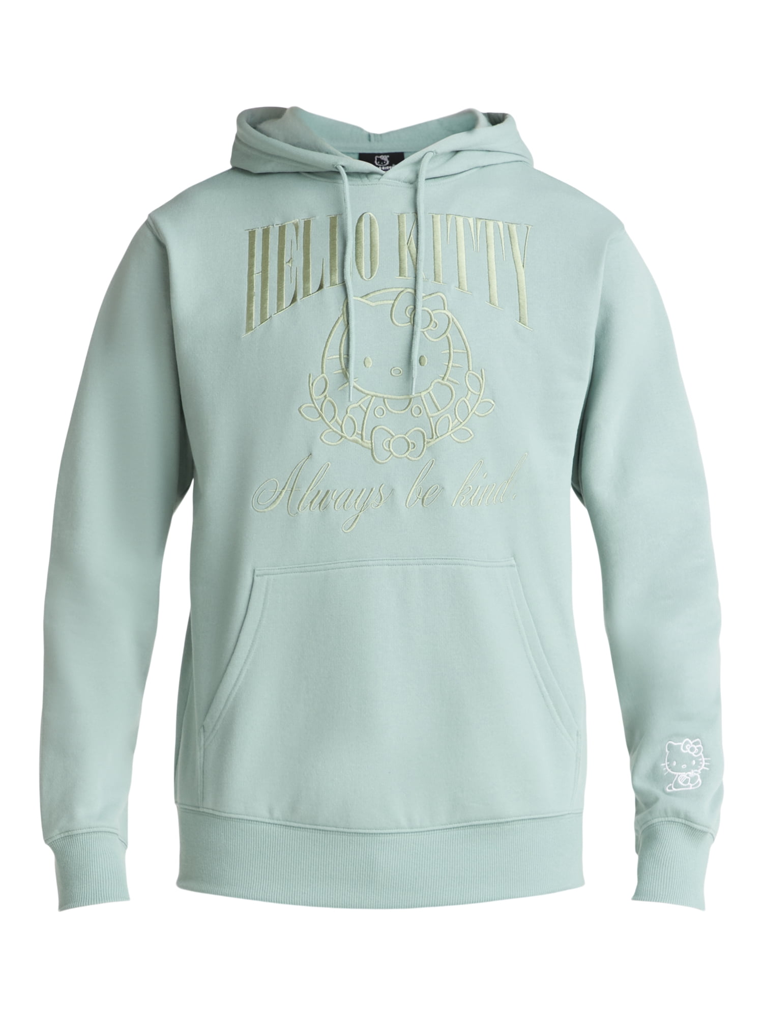 Hello Kitty Men's & Big Men's Embroidered Graphic Hoodie, Sizes S-3XL