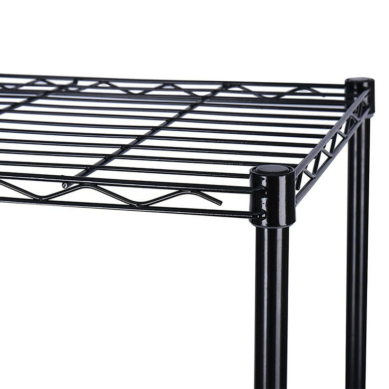 21 x 11 x 59 5 Shelf Metal Storage Rack, SEGMART Heavy Duty Wire  Storage Shelf for Kitchen, Sturdy Bakers Rack for Holding Books Pots Pans  Stand Mixers Microwaves Dishes Bowls , Q0559 