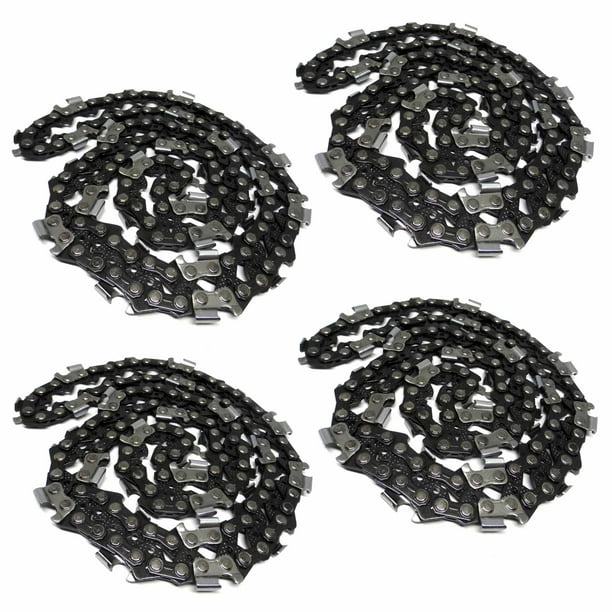 (4 Pack) 18” Chainsaw Chains .325” .058” 72DL for Echo Husqvarna