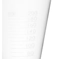 thumbnail image 3 of Conical Measure, 200ml - Polypropylene Plastic, Translucent - Pouring Spout - 10ml Raised Graduations - Hexagonal Base - Eisco Labs, 3 of 5