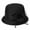 Black, variant on , Women's Vintage Flower Bucket Cloche Hat Felt Bowler Style for Church Wedding, Winter Fedora Fascinator Cap