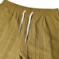 thumbnail image 6 of MHOSTAFH Men's Shorts Set Summer Beach Vacation 2 Piece Outfits Short Sleeve Shirts and Drawstring Short Pant Loungewear Set, 6 of 7