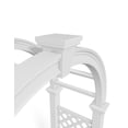 thumbnail image 6 of Vita 60" x 102.25" Nantucket Legacy Vinyl Arbor, White VA84250, 6 of 7