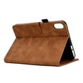 thumbnail image 4 of Jiahe Cover For iPad 10th Generation 2022 10.9 inch,Magnetic Shockproof Multi-Angle Viewing Stand Protective Wallet Case Folio Auto Wake/Sleep Cover,Brown, 4 of 9