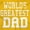 Gold, variant on Father's Day World's Greatest Dad Men's Graphic T Shirt Tees Brisco Brands S